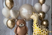 Set de baloane cu un urs si o girafa — foto 1